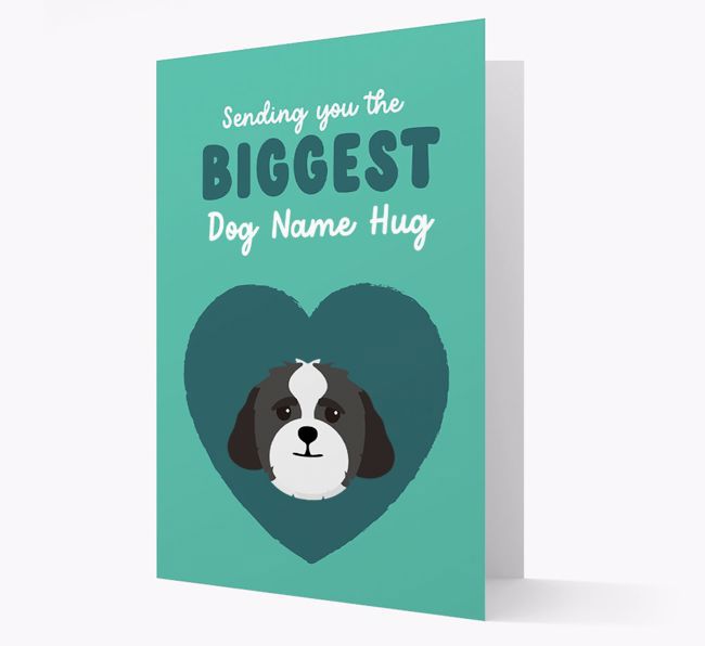 Biggest Hug: Personalized {breedFullName} Card